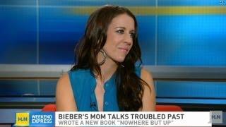 Biebers mom shares her painful past