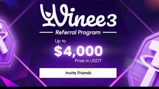 I RECEIVED 100k Winee3 Tokens Plus $10 = 14000 NAIRA from Winee3 Airdrop Claim Now