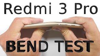 Xiaomi Redmi 3 Pro - Bend test Scratch test Burn test - Durability video