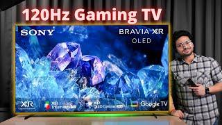 Sony A80K Bravia XR OLED TV Unboxing & Review   4K 120Hz Display Gaming TV 