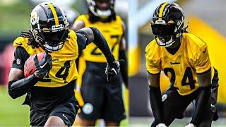 JOEY PORTER JR ALREADY SHOWING LOCKDOWN ABILITY IN PRACTICE