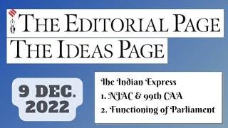 9th December 2022  Gargi Classes The Indian Express Editorials & Idea Analysis  By R.K. Lata