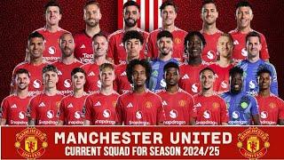  MANCHESTER UNITED OFFICIAL FULL SQUAD WITH SUMMER TRANSFER 2024 MANCHESTER ON 