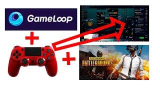 How to play PUBG mobile on pc Gameloop with PS4 controller