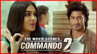 Commando Hindi Movie Vidyut Jammwal  Pooja Undercover का मतलब शायद Without Cover समझ लिया मैडम ने