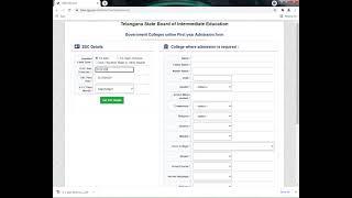 Ts junior colleges online admission  How to Take Admission In Govt Junior Colleges Online 2021