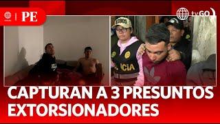 House raided allegedly a hideout for extortionists  Primera Edición  News Peru