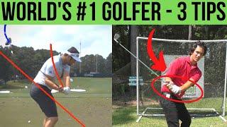 JON RAHM - 3 Golf Swing Tips From the Best Golfers in the World