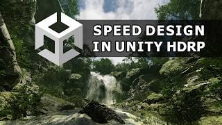 Forest Waterfall  Environment Design  Level Art  Speed Level Design  Unity  HDRP