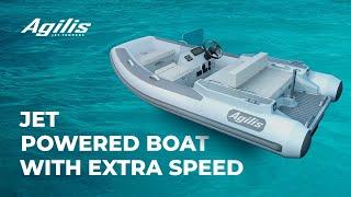 Agilis 355C - jet powered boat to ensure speed stability and safety