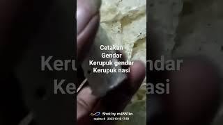 cetakan gendar kerupuk nasi