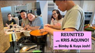 REUNITED with Kris Aquino And Bimby & Josh  Darla Sauler