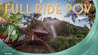 FULL Ride POV Tianas Bayou Adventure  Walt Disney World