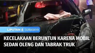 Berujung Maut Ini Kronologi Mobil Sedan yang Sebabkan Kecelakaan Beruntun