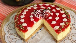 CHEESECAKE ORMAN MEYVELİ MUHTEŞEM BÖYLESİ GÖRÜLMEDİ yemek ve tatlı tarifleri