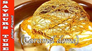 How to make a Caramel Dome with sugar & water make it with The French Baker Chef  Julien Picamil