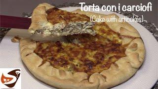 TORTA SALATA DI CARCIOFI la pizza rustica più buon che cè