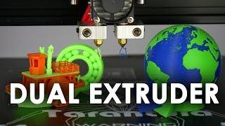 Tevo Tarantula DUAL EXTRUDER Review & introduction to MULTI COLOR 3D PRINTING