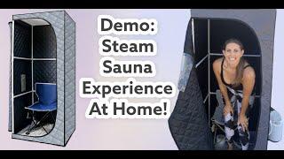 The at-home Steam Sauna experience Demo and Review #founditonamazon