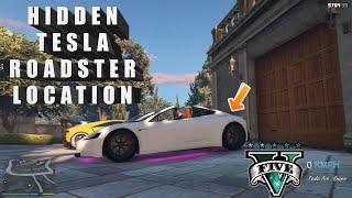 Gta 5 secret Tesla Roadster location hidden location