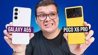 Galaxy A55 vs POCO X6 PRO Qual COMPRAR em 2024?