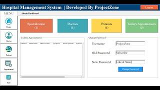 Hospital Management System with Database in Python  Complete Project
