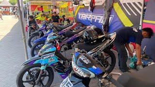 ROAD RACE PONOROGO  PADDOCK TERPANTAU RAMAI LANCAR