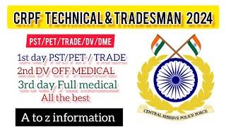 CRPF TECHNICAL & TRADESMAN 2024  ‍️ LAST MIN TIPS  MOTIVATIONAL SPEECH   ALL BEST FRIENDS 