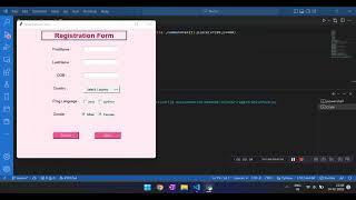 Registration Form - GUI with Tkinter and SQLite3  Tkinter Gui With Sqlite Backend  FULL CODE LINK