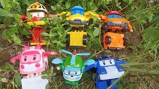 mencari dan menemukan robot car poli robot si embert robot simarky