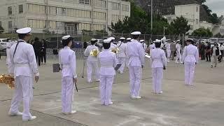 令和5年度練習艦隊出国行事 海上自衛隊横須賀音楽隊 撤収