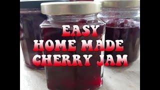 Easy Cherry Jam Recipe - Homemade sour cherry jam in only 30 minutes