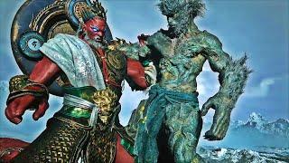 God of War Moment in Black Myth Wukong Four Heavenly Kings and Erlang Shen Boss Fights