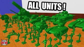 ALL ARMY MEN UNITS AGAINST EVERY GIANT INSECT  Home Wars Huge Battle