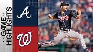 Braves vs. Nationals Game Highlights 4123  MLB Highlights