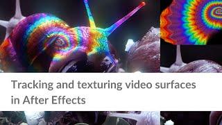 Tracking and texturing video surfaces in After Effects