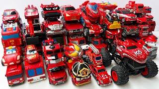 Different Red Color Transformers 50 Tobot HelloCarbot Dinosaur Car Vehicle Transformation Robot Toy