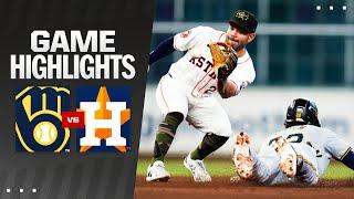 Brewers vs. Astros Game Highlights 51824  MLB Highlights