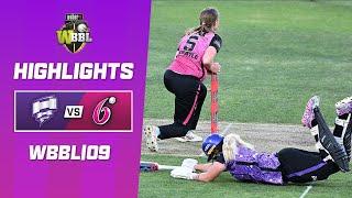 Hobart Hurricanes v Sydney Sixers  WBBL09