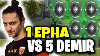 1 Ölümsüz  5 Demiri yenebilir mi ?  Epha vs 5 Demir