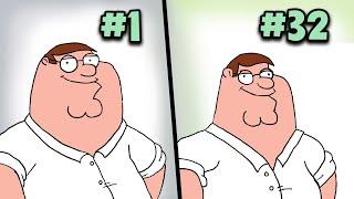 I Traced Peter Griffin 500 Times