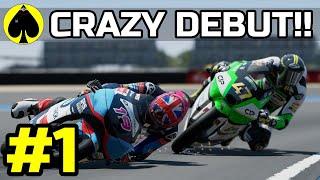 MotoGP 24 - Debut Career Mode 1 - CRAZY DEBUT IN MOTO3