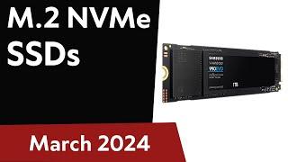 TOP-6. Best M.2 NVMe SSDs. March 2024