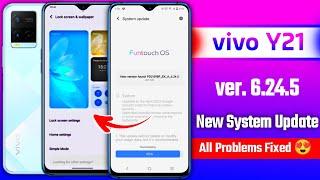 vivo y21 new system update  new features  vivo y21 new system update  vivo y21 android 12