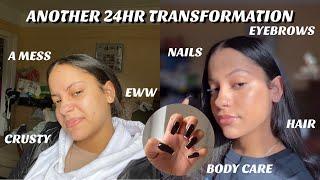 24hr transformation eyebrows nails hair body care errands