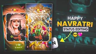 Happy Navratri Status Video Editing In Vn App  Navratri Video Editing  Durga Puja Video Editing