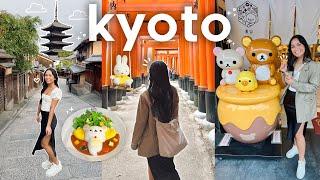 KYOTO VLOG  Fushimi Inari Arashiyama cafes Ninenzaka + Gion  Japan Travel Vlog