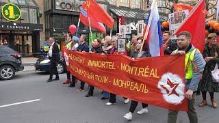Бессмертный Полк Монреаль 2024 Столкнулся с Украинцами. “Immortal Regiment” Montreal