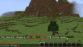 How to Find and Teleport to the Nearest Village in Minecraft 1.19 Java & Bedrock