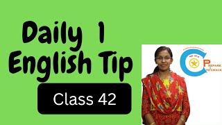 Daily 1 English Tip-Class 42